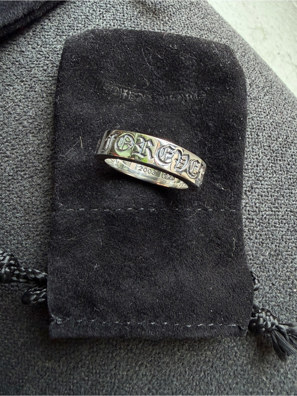 Chrome hearts forever ring